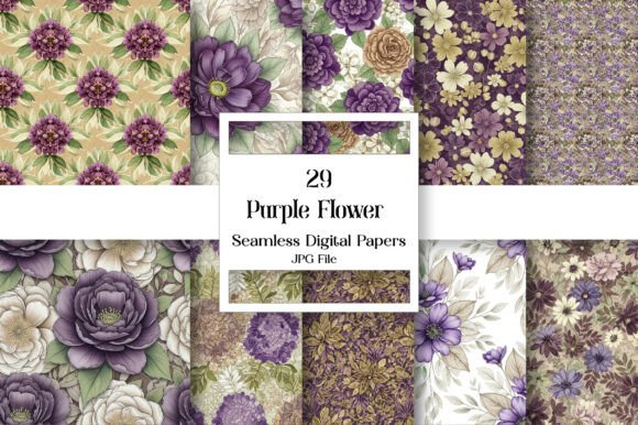 Elevate Designs with Purple Floral Papers