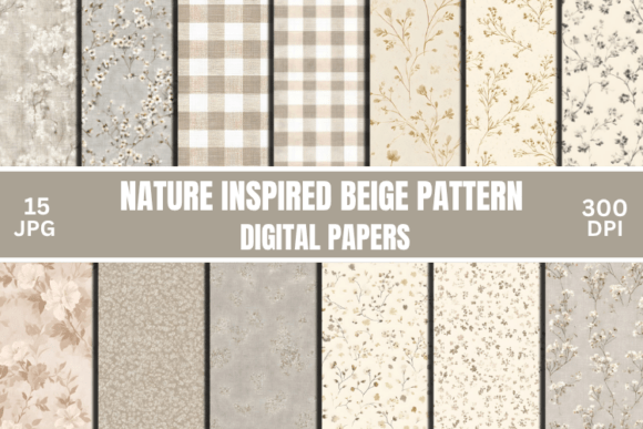 Integrating Nature Cottagecore Beige Patterns into Your Creative Workflow