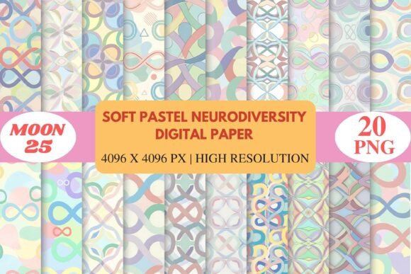 Soft Pastel Neurodiversity Digital Paper Guide