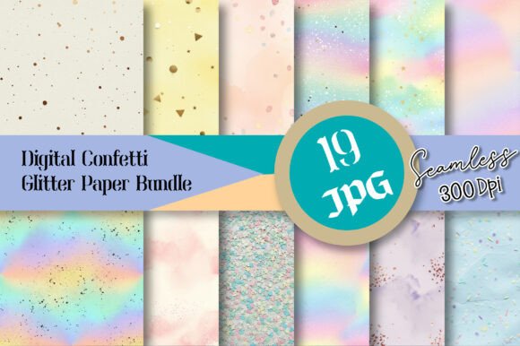Strategic Design Elevation with the Digital Confetti Glitter Paper Bundle