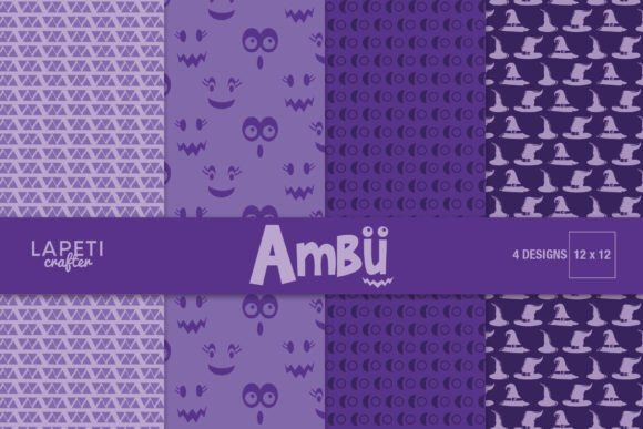 Unleashing Creativity with Halloween Purple Digital Papers