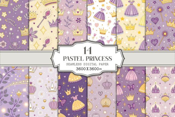 Unlocking Creative Magic with the Princess Seamless Pattern Bundle