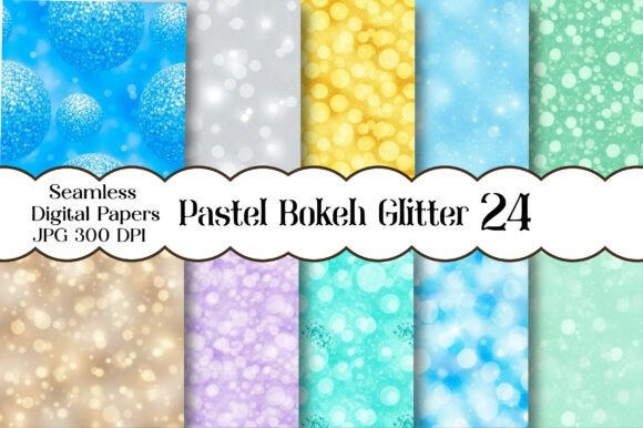 Unlocking Creative Potential with Pastel Bokeh Glitter Digital Paper