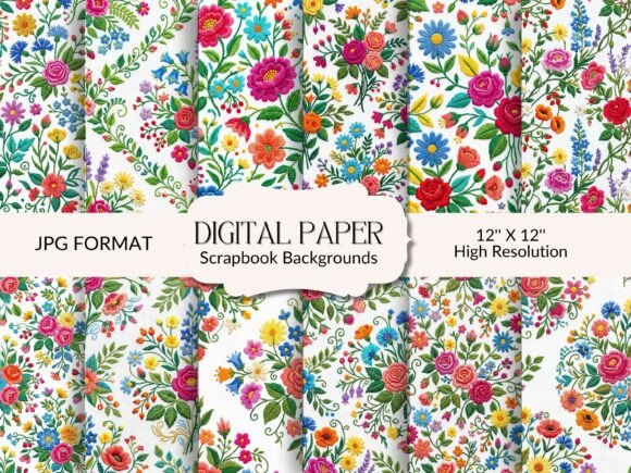 Unlocking Creative Potential with Seamless Multi Coloured Floral Paper