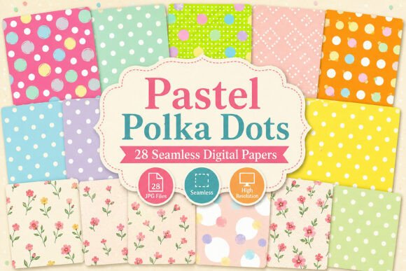 Unlocking the Charm of a Pastel Polka Dots Seamless Pattern for Every Project