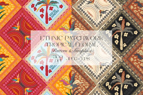 Unlocking the Potential of Patchwork Tropical Floral Patterns in Modern Design