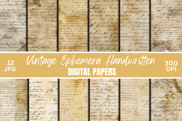 Vintage Ephemera Handwritten Junk Journals Guide